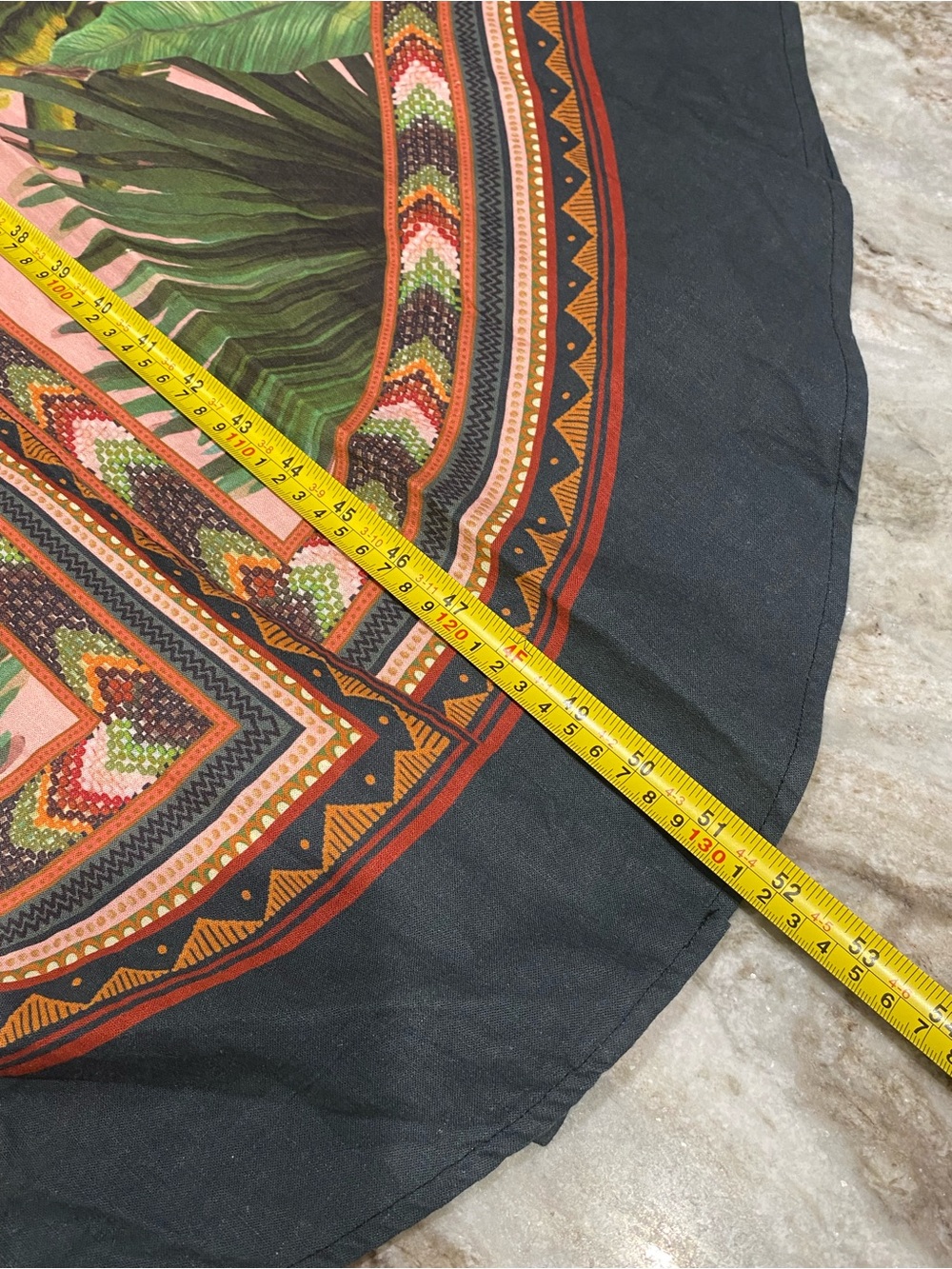 FARM RIO Amazonia Forest Linen Blend Tropical Maxi Dress S - Picture 15 of 16